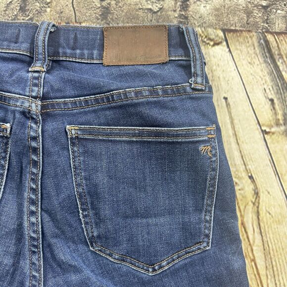 Madewell Jeans Women's 25 Blue 9” High Rise‎ Skinny Stretch Denim Pants - Picture 8 of 14